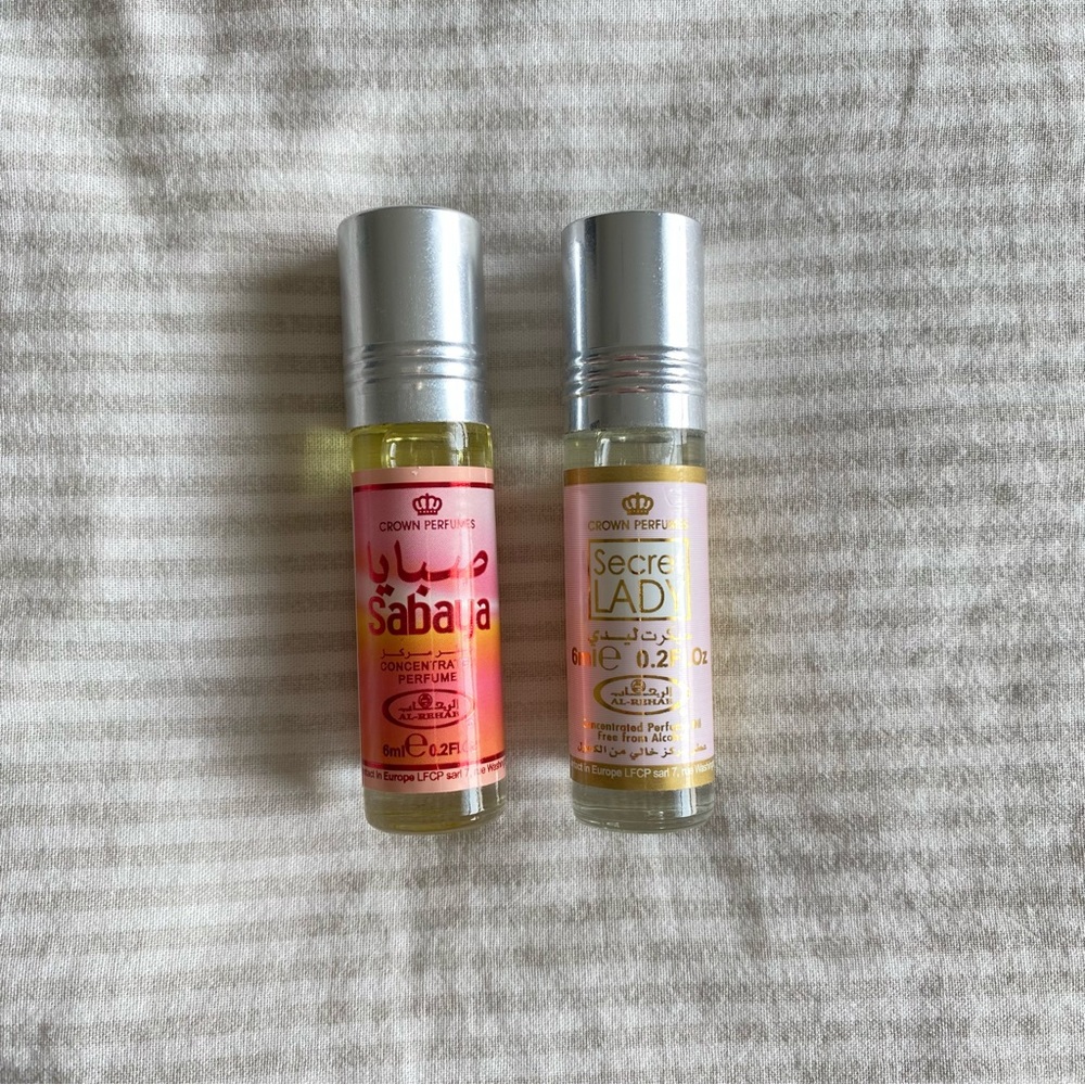 Alrehab Sabaya & Secret Lady perfume oils